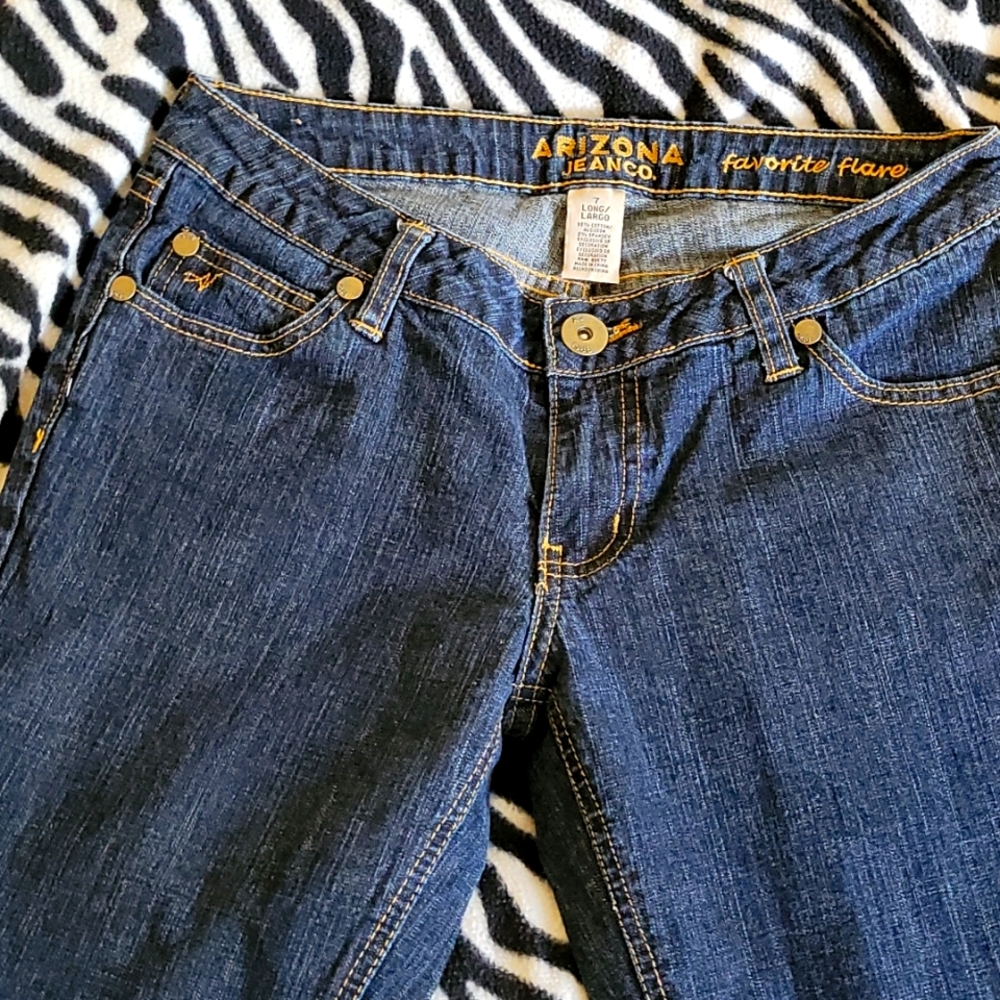 Arizona JEANS size 7 long flare